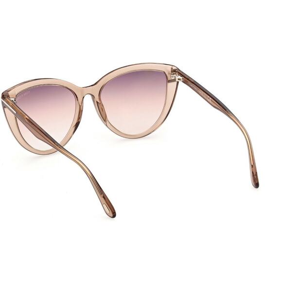 241. Tom Ford FT0915 Isabella-02 45G Transparent Brown/Gradient Brown Sunglasses main image 5